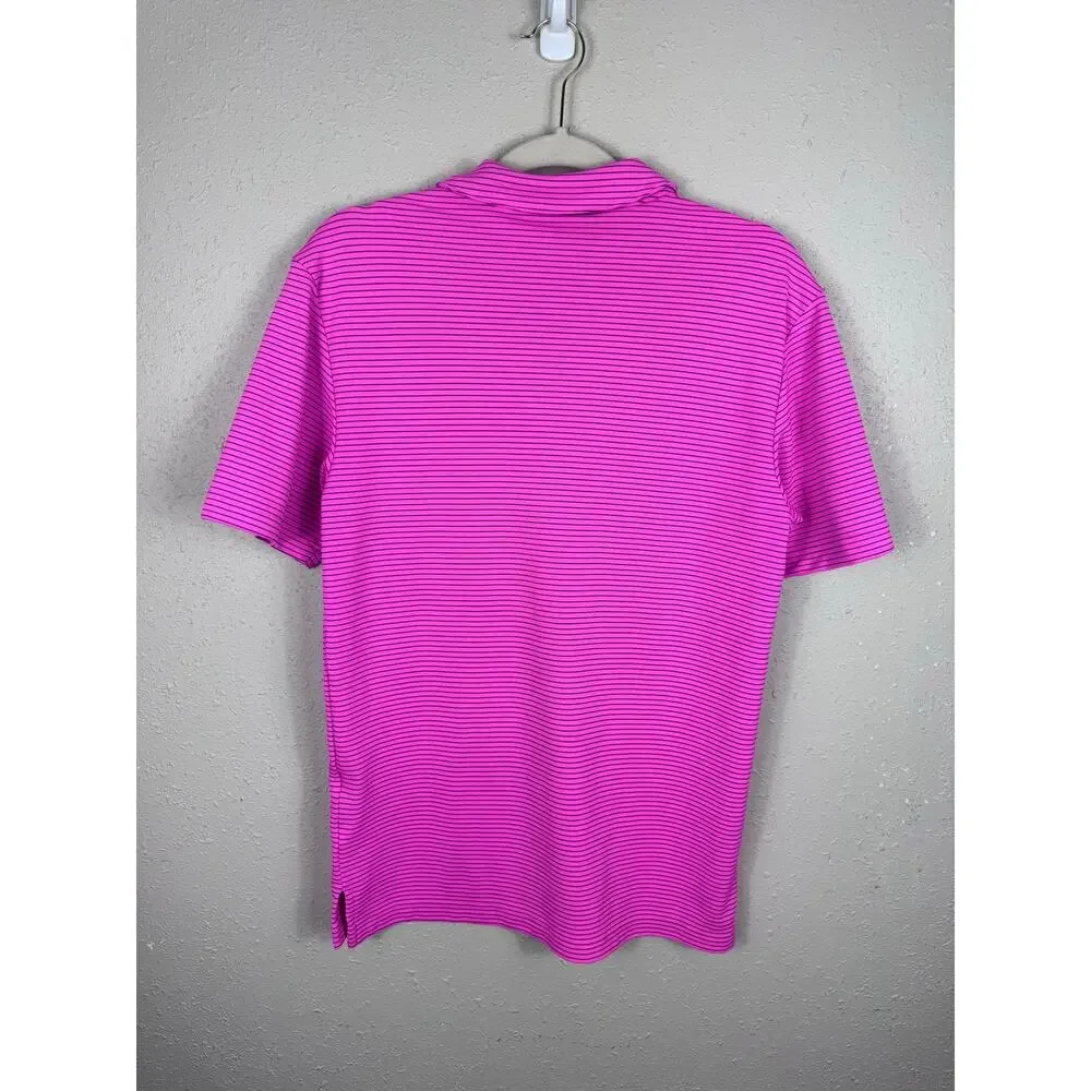 Adidas Mens Bright Pink Polo size Small